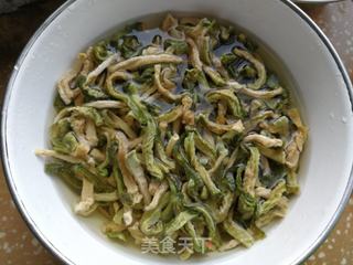 青萝卜干扣肉的做法步骤:4