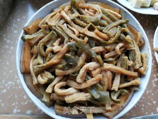 青萝卜干扣肉的做法步骤:7