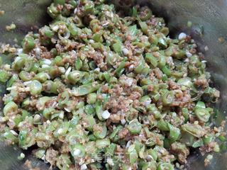豆角猪肉包子 的做法步骤：8