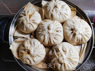 豆角猪肉包子 的做法步骤：13
