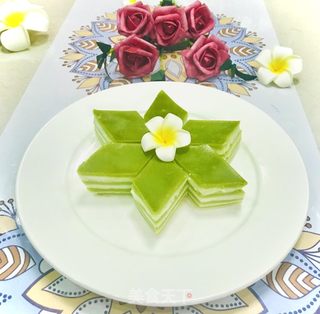 抹茶千层马蹄糕的做法步骤：8