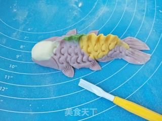 金鱼馒头的做法步骤:11