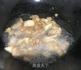 酸菜炒金竹笋的做法步骤：5