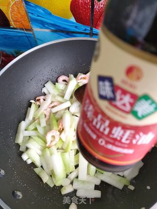 虾仁炒冬瓜的做法步骤：8