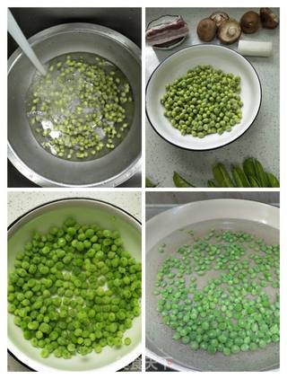 豆菇五花炒春笋的做法步骤:2