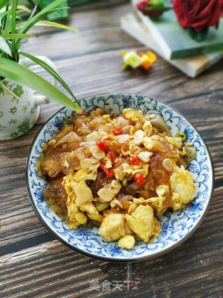 鹅蛋炒粉皮的做法步骤:17