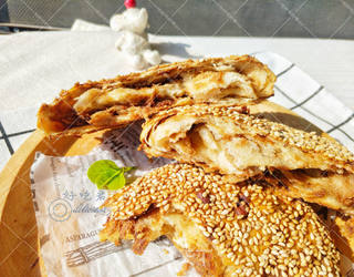 麻酱烧饼的做法步骤:17