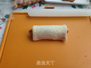 吐司芝士热狗的做法步骤:7