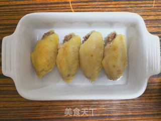 蘑菇焗鸡翅的做法步骤:7