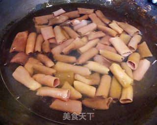 海肠拌蒜苔胡萝卜#酸辣美食#的做法步骤：7