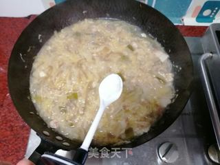 酸菜猪肉炖粉条的做法步骤:11