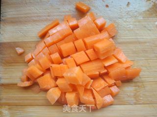虾仁鸡蛋芝士焗饭的做法步骤:2