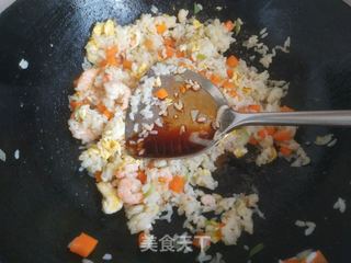 虾仁鸡蛋芝士焗饭的做法步骤:13
