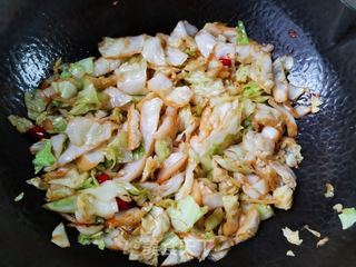 大头菜炒粉条的做法步骤:4