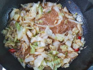 大头菜炒粉条的做法步骤:7