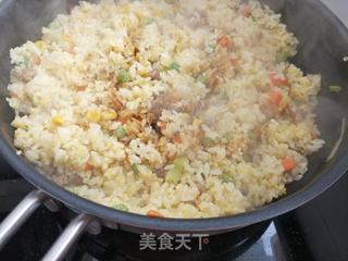 酱油肉末炒饭的做法步骤：6