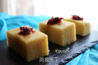 玫瑰绿豆糕的做法步骤:7