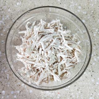 清蒸芋丝肉丸的做法步骤:2