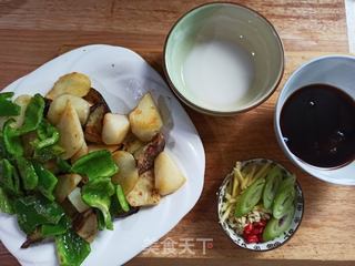 家常地三鲜(煎制版)的做法步骤:8