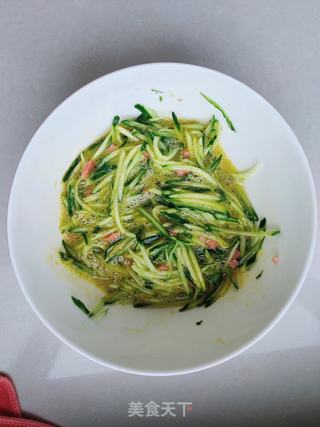 黄瓜鸡蛋饼的做法步骤:4