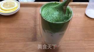 仿400次抹茶奶茶,简单快手,醇厚奶香配上抹茶清香,一口下去非常惬意。的做法步骤:7