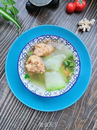 冬瓜丸子汤的做法步骤：8