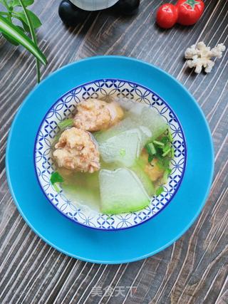 冬瓜丸子汤的做法步骤：9