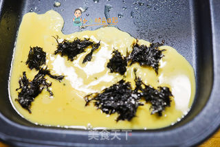 9个月以上辅食紫菜厚蛋烧的做法步骤:6