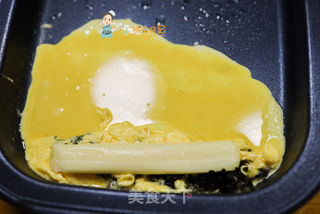 9个月以上辅食紫菜厚蛋烧的做法步骤:7