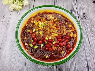 酸辣蕨根粉的做法步骤:7