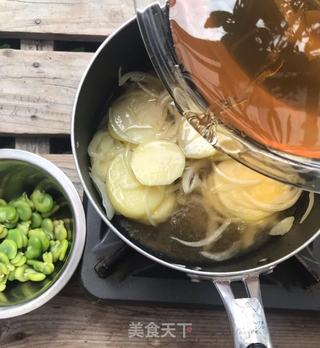 蚕豆浓汤的做法步骤:9