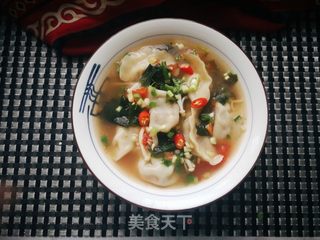 酸辣香菇白菜猪肉饺的做法步骤:14