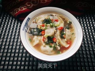 酸辣香菇白菜猪肉饺的做法步骤:15