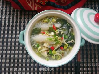 酸辣魔芋海带汤的做法步骤:12