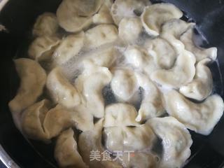 韮菜木耳鸡蛋粉条素饺的做法步骤:13