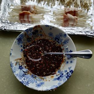 烤培根金针菇的做法步骤:5