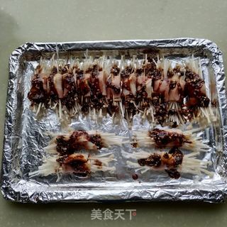 烤培根金针菇的做法步骤:6