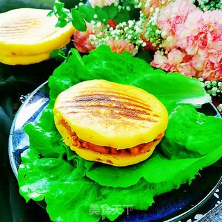 玉米面全麦粉发面夹馍的做法步骤:21