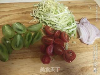 卷心菜番茄牛肉沙拉的做法步骤:5