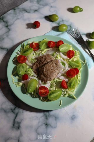卷心菜番茄牛肉沙拉的做法步骤：10