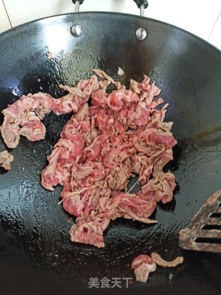 葱爆羊肉的做法步骤:6