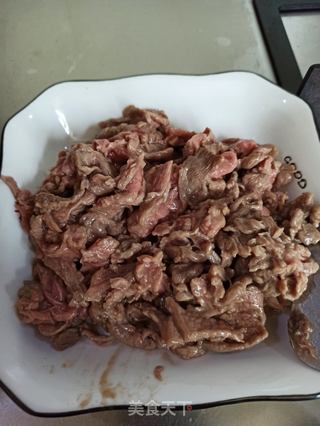 葱爆羊肉的做法步骤:7