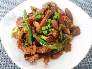 杭椒牛柳的做法步骤:9
