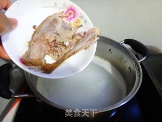鸭肉冬瓜粥的做法步骤:5