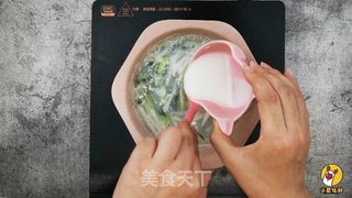 贝柱翡翠羹的做法步骤：9