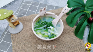 贝柱翡翠羹的做法步骤：11