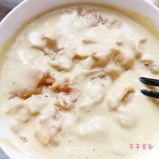 锅包肉(鸡肉版)的做法步骤:8