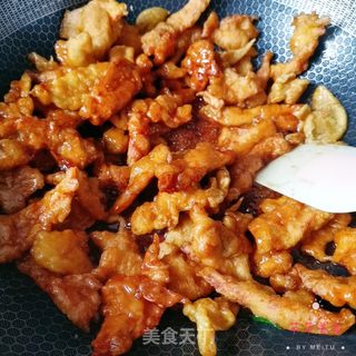 锅包肉(鸡肉版)的做法步骤:18