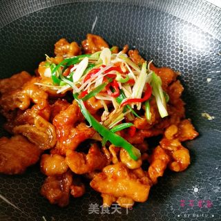 锅包肉(鸡肉版)的做法步骤:19