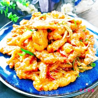 锅包肉(鸡肉版)的做法步骤:21